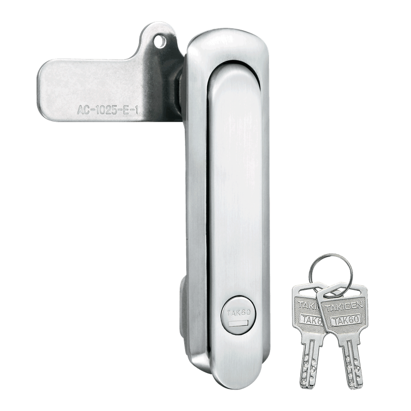 A-1464-C-1-1-TAK60 ステンレス 薄型平面スイングハンドル（取付け面から、止め金までの高さ共通タイプ）