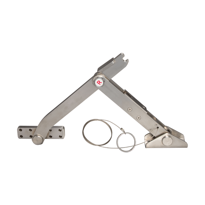 B-1456-W-2-R ステンレス 超重量扉用厚口ステー