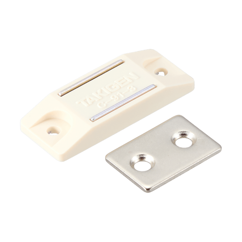 C-91-3-Ivory 薄型マグネットキャッチ