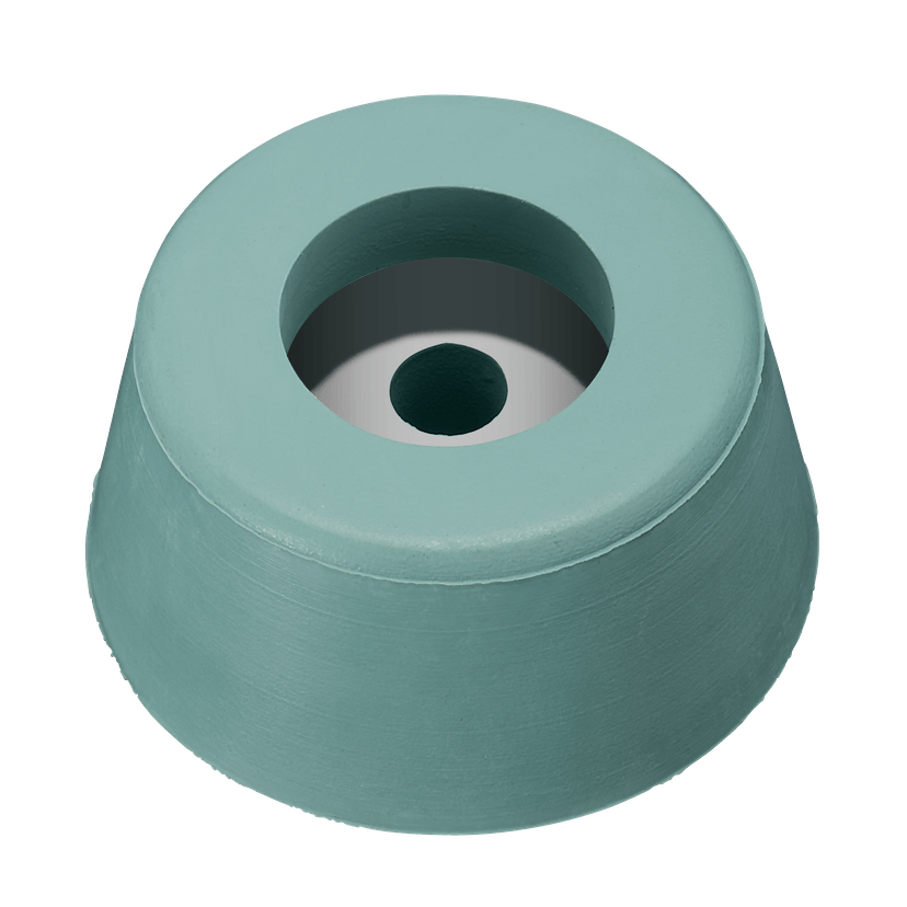 C-30-RK-3215-EP-UL-Greengray 難燃性ゴム脚（ステンレスワッシャー入）