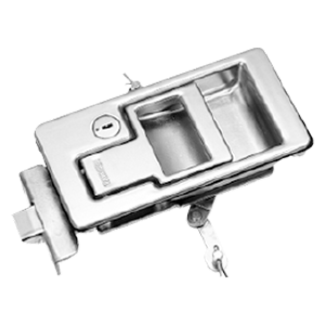 A-154-A ラッチ式大型平面ハンドル（三方締）