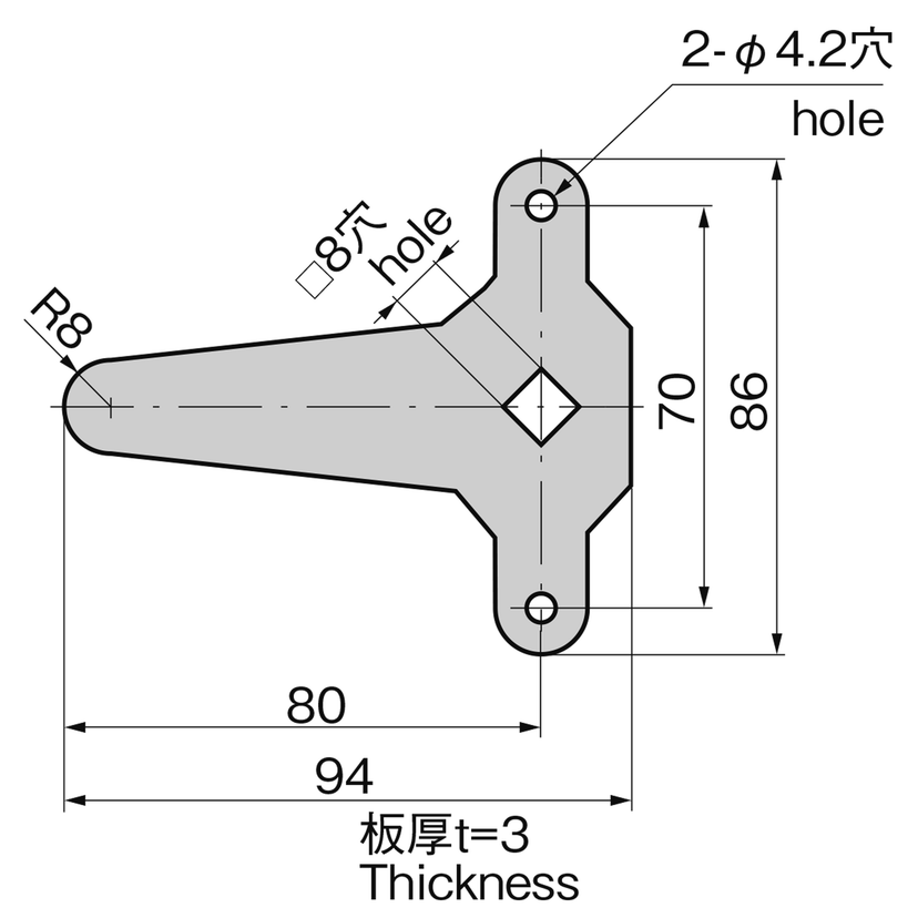AC-1025-2 ステンレス 止め金