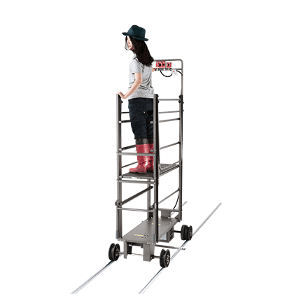 K-670-T 電動作業車 レールカー（パイプφ31.8）