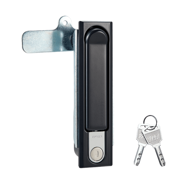 A-480-A-2 オートロック平面ハンドル（シリンダー錠タイプ）