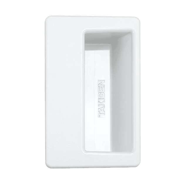 AP-191N-1-1-White プラスチック埋込み取手