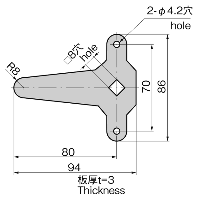 AC-1025-2 ステンレス 止め金