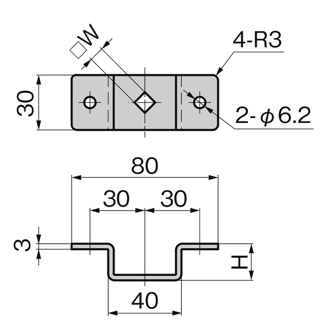 AC-1025-L ステンレス 止め金