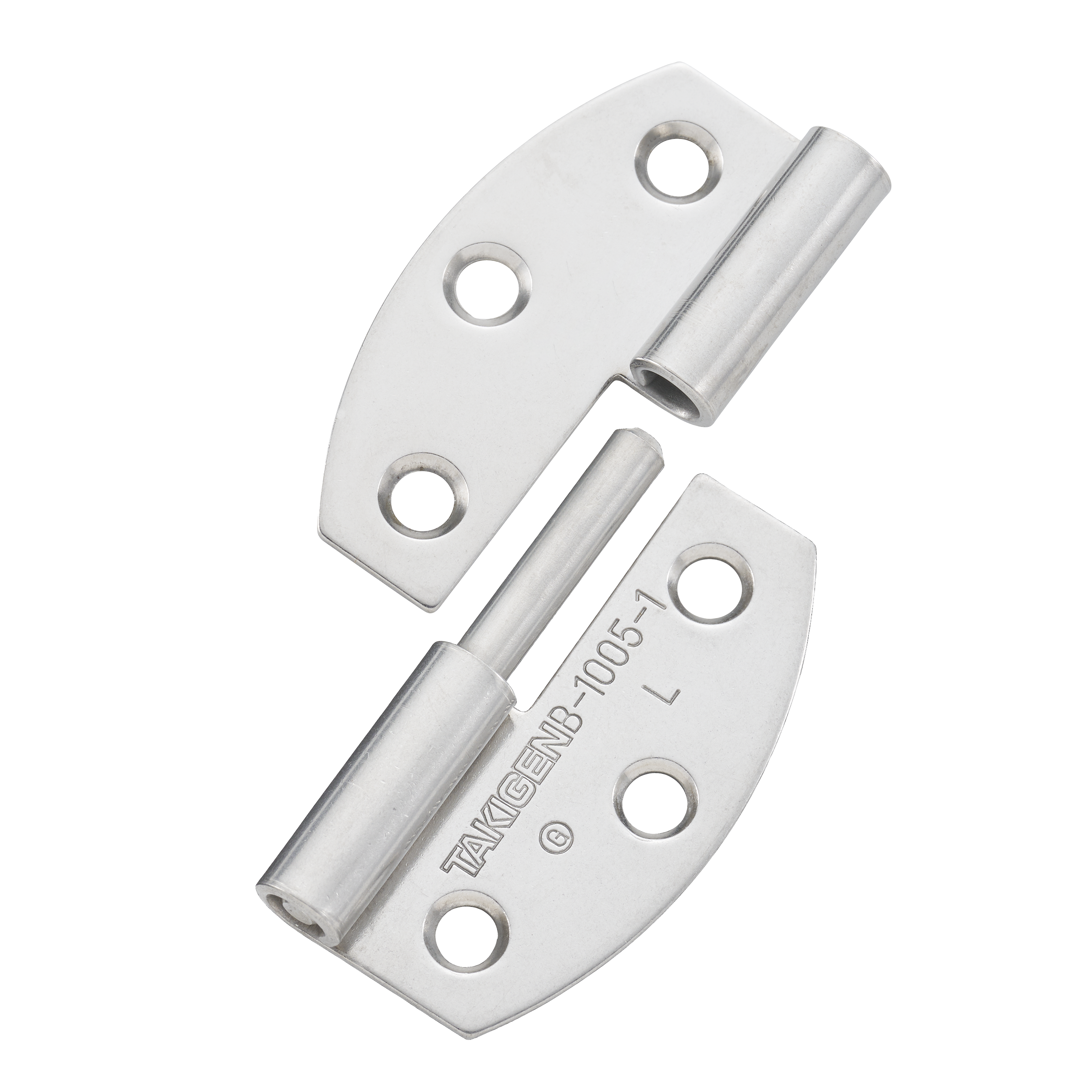 B-1005-1-L ステンレス 小判型抜差蝶番 | TAKIGEN | タキゲン