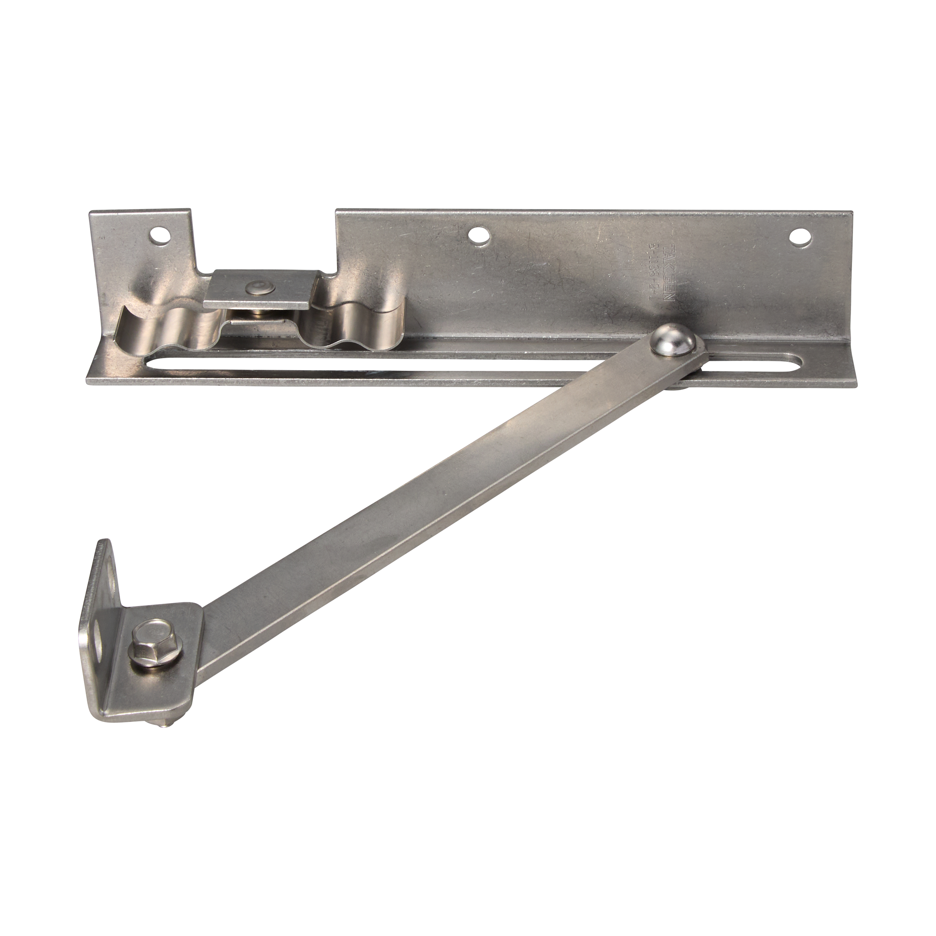 (受付停止)絶版２スト　レッツII B-1136-2-L ステンレス 扉用2段ストップステー | TAKIGEN | タキゲン