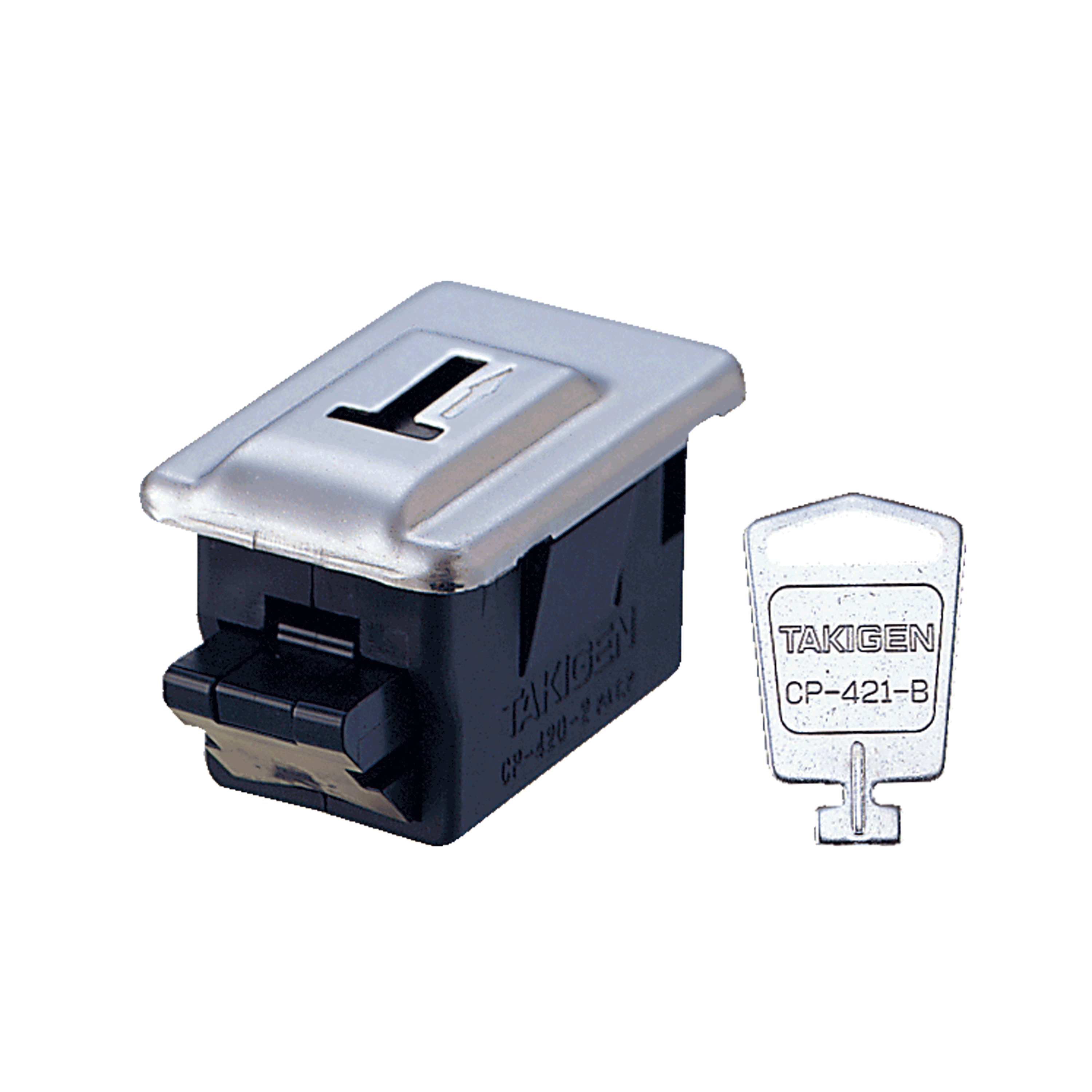 CP-421-B-2 鍵付ワンタッチパネルファスナー | TAKIGEN | タキゲン製造株式会社