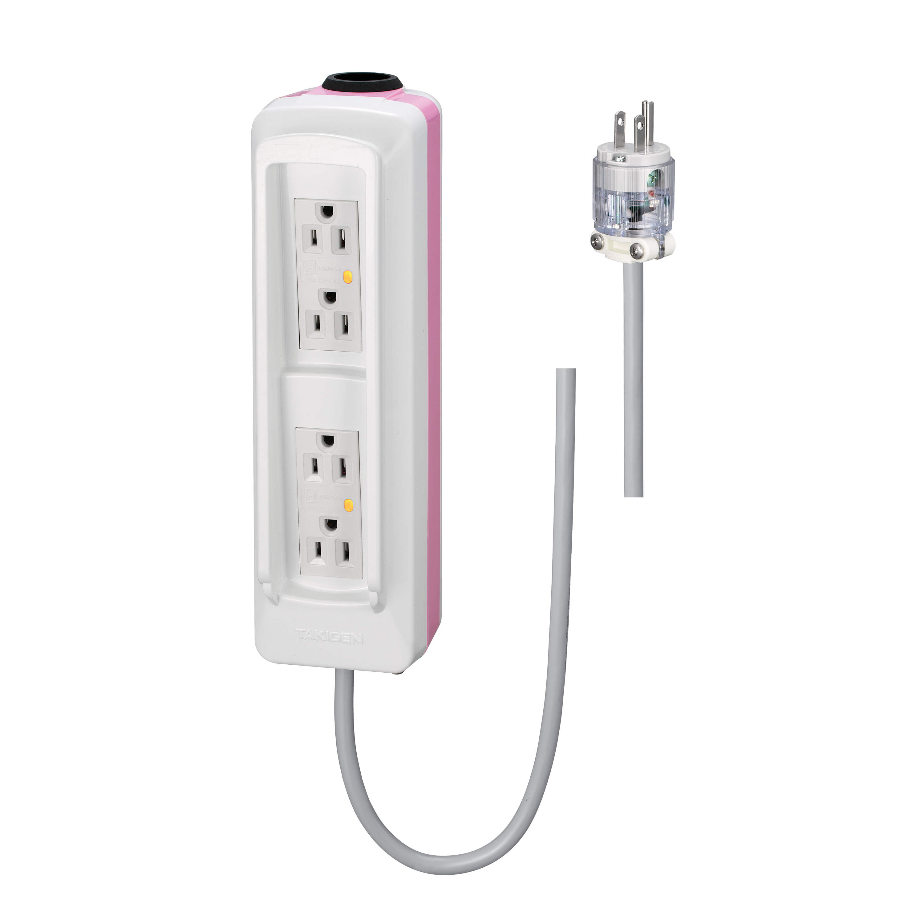 LE-550-3-White-Pink 点滴ポール電源コンセント | TAKIGEN