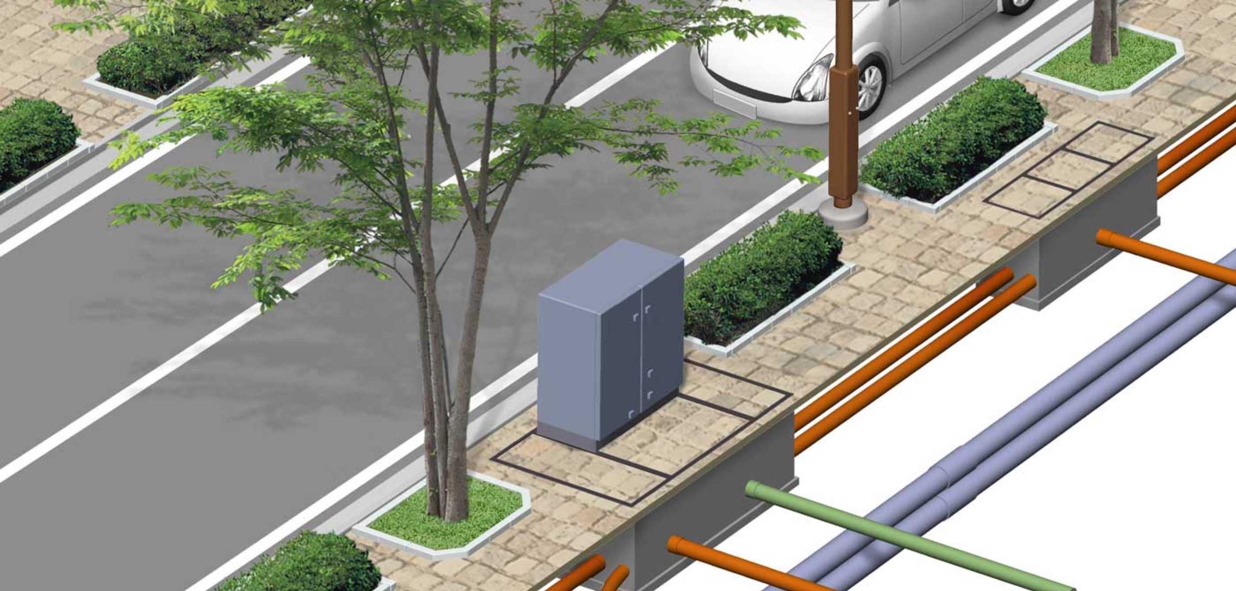 共同溝・無電柱化関連 | TAKIGEN | タキゲン製造株式会社
